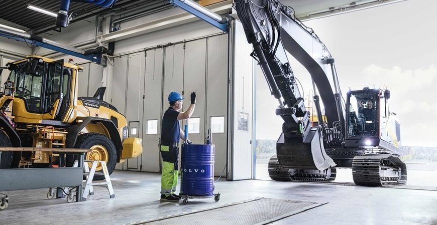 VOLVO CONSTRUCTION EQUIPMENT LANSERAR NY HYDRAULOLJA SOM ÖKAR BANDGRÄVARES SERVICEINTERVALL MED 50 PROCENT